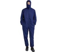 BLUEZY Combinaison De Vêtements De Travail De Protection De Blindage EMF RF, Anti-Rayonnement, Anti-Radiation en Fiber d'argent, Vêtements De Protection Contre Les Ondes Électromagnétiques A,3XL
