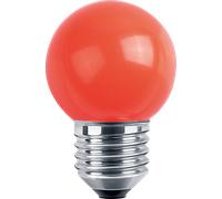 BLULAXA 48249 - Lampe décorative LED G45 E27 1 W rouge IP44