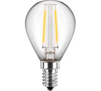 BLULAXA 48654 - Lampe à incandescence LED G45, E14, 1 W, 80 lm, blanc chaud