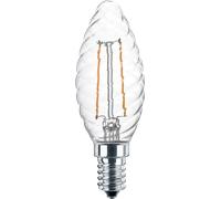 BLULAXA 49087 - Lampe à filament LED CW35 E14 2,5 W 250 lm WW verre tourné