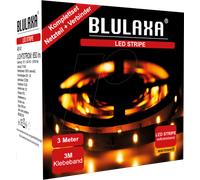 BLULAXA 49141 - Bande de LED, blanc chaud, 3000 mm, avec bloc d'alimentation