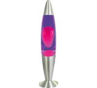 BLULAXA 49984 - Lampe à lave LED, 20 W, 339 x 62 mm, cire rose + liquide violet
