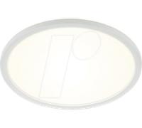 BLULAXA 50959 - Plafonnier, 18 W, 2200 lm, 3000 K, bague blanche