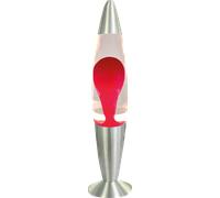 BLULAXA 50960 - Lampe à lave LED, 20 W, 339 x 62 mm, cire rouge + liquide clair