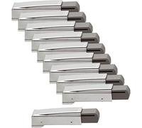 Blum 118500436 Support de charnière Clip-Top pour butée d'angle 10 pièces, argenté, longueur : 80 mm