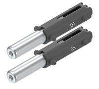 Blum 22K2014 Lot de 2 amortisseurs pour ferrure à clapet Aventos HS HL - Amortisseur de porte de remplacement Blumotion pour support de clapet, type 01