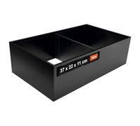BLUM AMBIA-LINE Cadre de tiroir frontal, à partir de NL400mm, acier noir carbone