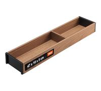 BLUM AMBIA-LINE Cadre de tiroir avec fond étroit 100mm, NL500mm, noyer Tennessee