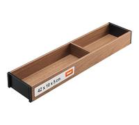 BLUM AMBIA-LINE Cadre de tiroir étroit, NL450mm, L100mm, noyer du Tennessee