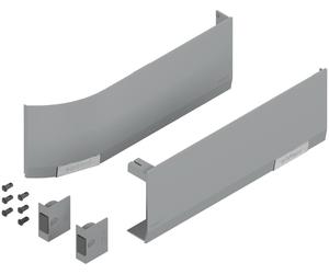 Blum Aventos HF/HS/HL TOP Set de caches - cache pour SERVO DRIVE, plastique gris clair