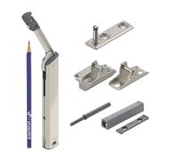 Blum Aventos HK-XS 20K1301T Lot de 8 ferrures à rabat avec Tip On pour façades en bois et aluminium