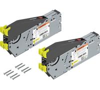 Blum Aventos HS TOP Accumulateur d'énergie 22S2800 Set Blumotion - Ferrure d'abattant pour éléments hauts avec une façade - Ferrure de relevage avec vis système, acier