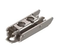 Blum Blum CLIP Plaque de montage, droite, 3 mm, acier, vis, HV : excentrique, nickelée Quantité:2