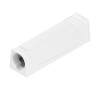 Blum Blum TIP-ON Plaque d’adaptation pour portes, version courte, avec vis, blanc soyeux Quantité:5