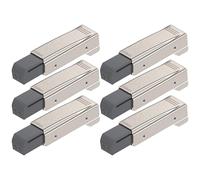 Blum Blumotion droites Bras Full Overlay Charnière pour portes, finition nickel, Pack of 6, 6