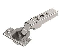 Blum - Charniere de meuble pour ouverture a 110 degres sans ressort-pour porte en applique recouvrement total - Réf..72T3550.TL - Type de boitier.A VISSER -