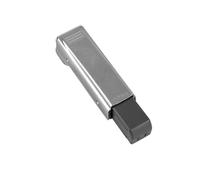 Blum Charnière de placard, fermeture douce, norme industrielle, acier inoxydable, recouvrement complet, amortisseur à clipser pour porte d'armoire (1 pièce)