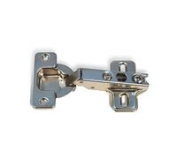 BLUM Lot de 2 charnières pour porte d'armoire de cuisine - Module 100° - Fermeture automatique - Charnière et plaque