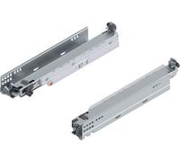 Blum Movento Tip On Blum Coulisse à sortie totale 350 NL, tiroir pouvant supporter jusqu'à 40 kg, guidage inférieur 760H3500T