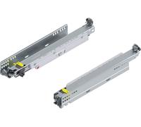 Blum Movento Tip On Blum Coulisse à sortie totale 380 NL, tiroir pouvant supporter jusqu'à 40 kg, guidage inférieur 760H3800T