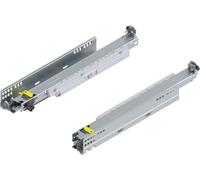 Blum Movento Tip On Blum Coulisse à sortie totale 400 NL, tiroir pouvant supporter jusqu'à 40 kg, guidage inférieur 760H4000T