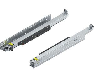 Blum Movento Tip On Blum Coulisse à sortie totale 520 NL, tiroir pouvant supporter jusqu'à 70 kg, guidage inférieur 766H5200T