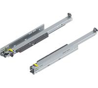 Blum Movento Tip On Blum Coulisse à sortie totale 550 NL, tiroir pouvant supporter jusqu'à 40 kg, guidage inférieur 760H5500T