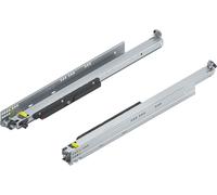 Blum Movento Tip On Blum Coulisse à sortie totale 600 NL, tiroir pouvant supporter jusqu'à 70 kg, guidage inférieur 766H6000T
