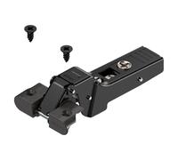 Blum, Quincaillerie pour meubles, Charnière pour cadre en aluminium CLIP top, portes jumelées 95 °