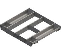 Blum Rangement pour couverts Orga Kit de compartimentation KB 600mm, NL 500mm, gris