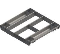 Blum Rangement pour couverts Orga Kit de compartimentation KB 600mm, NL 550mm, gris