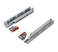 blum TANDEM coulisse tiroir 350mm sortie totale | sous-montée Softclose | Coulisses invisibles sous le tiroir | Blumotion Soft-Close | vraie sortie totale jusqu'à 30kg | montage en fond, zingué