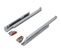 blum TANDEM coulisse tiroir 550mm sortie totale | sous-montée Softclose | Coulisses invisibles sous le tiroir | Blumotion Soft-Close | vraie sortie totale jusqu'à 30kg | montage en fond, zingué