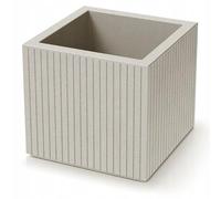 Blumentopf CORO ROUND HIGH 40 cm - Couleur : sable