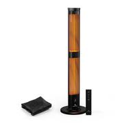 Blumfeldt BlazeTower radiateur autonome | 3000 W | Extérieur | 3 niveaux | IP45 | Télécommande | Minuterie