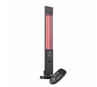 Blumfeldt Chauffage Infrarouge sur Pied, Radiateurs Intérieur et Extérieur 3000W, Chauffage Maison et Jardin, Chauffage Electrique de Terrasse, Télécommande, Chauffage Électrique IP65, Econome Energie