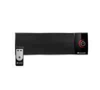 blumfeldt CosmicBeam Ultra - Radiateur Infrarouge, Chauffage terrasse, Chauffage électricque, Rayonnement Infrarouge, 2200 W, Classe de Protection IPX4, Montage Mural, Mode Eco, Noir
