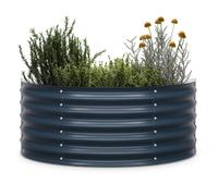 Blumfeldt Curvbox 105x60x43 cm Carré potager Anthracite