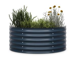 Blumfeldt Curvbox 105x60x43 cm Carré potager Anthracite