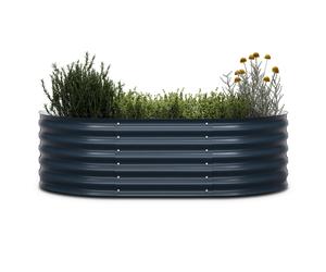Blumfeldt Curvbox 150x60x43 cm Carré potager Antracite