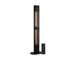 Blumfeldt DualisHeat 3000W Chauffage Infrarouge sur Pied Noir
