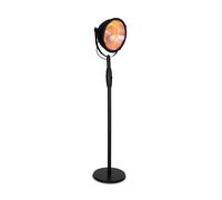 Blumfeldt Heatspot 2100W Chauffage Infrarouge sur Pied Noir