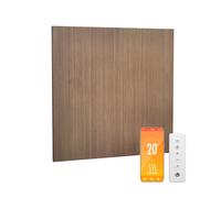 Blumfeldt HeatSquare Smart 350W 60x60cm Panneau Rayonnant Infrarouge Effet Bois
