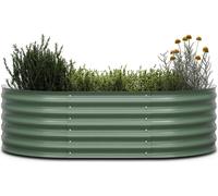 Blumfeldt Jardinière surélevée High Grow Extended – Acier Galvalume 150x60x43 cm 300L