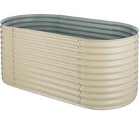 Blumfeldt High Grow, lit surélevé, 2,0 m, aluminium galvanisé, beige