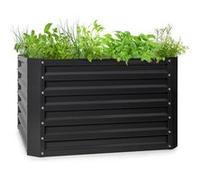blumfeldt High Grow Straight - Potager surélevé 100 x 60 x 100 cm (LxHxP), 600 litres, acier galvanisé - Anthracite