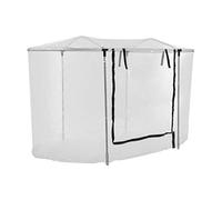 Blumfeldt High Grow Top 200 - Chapiteau de Serre , Toit pour Potager , 200 x 115 x 100 cm , Tubes en Acier , Résistant aux intempéries , PVC , pour High Grow Potager surélevé , Transparent