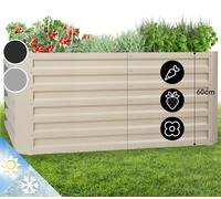 Blumfeldt Jardiniere sur Pieds, Espace Potager sur Pied Jardinage Extérieur, Potager Surélevé en Hauteur, Potager Sureleve Exterieur Jardin et Balcon, Bac Potager sur Pied en Acier, 432L, 1,2 m