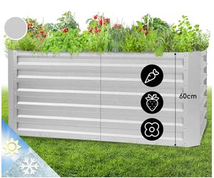 Blumfeldt Jardiniere sur Pieds, Espace Potager sur Pied Jardinage Extérieur, Potager Surélevé en Hauteur, Potager Sureleve Exterieur Jardin et Balcon, Bac Potager sur Pied en Acier, 432L, 1,2 m