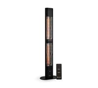 blumfeldt klarstein Heat Guru, radiateur Infrarouge de terrasse, Chauffage Infrarouge, IP54 Outdoor, Appareil sur Pied avec télécommande, radiateur Infrarouge 3000 W